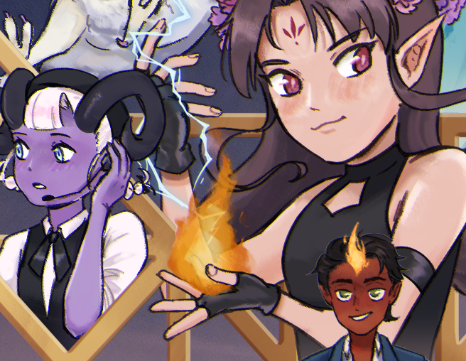 our DND group did a secret santa art trade hehe 

full image on 🦋
bsky.app/profile/ktchew…