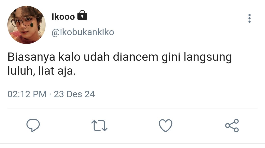 01. jangan sering ngancem, ko.