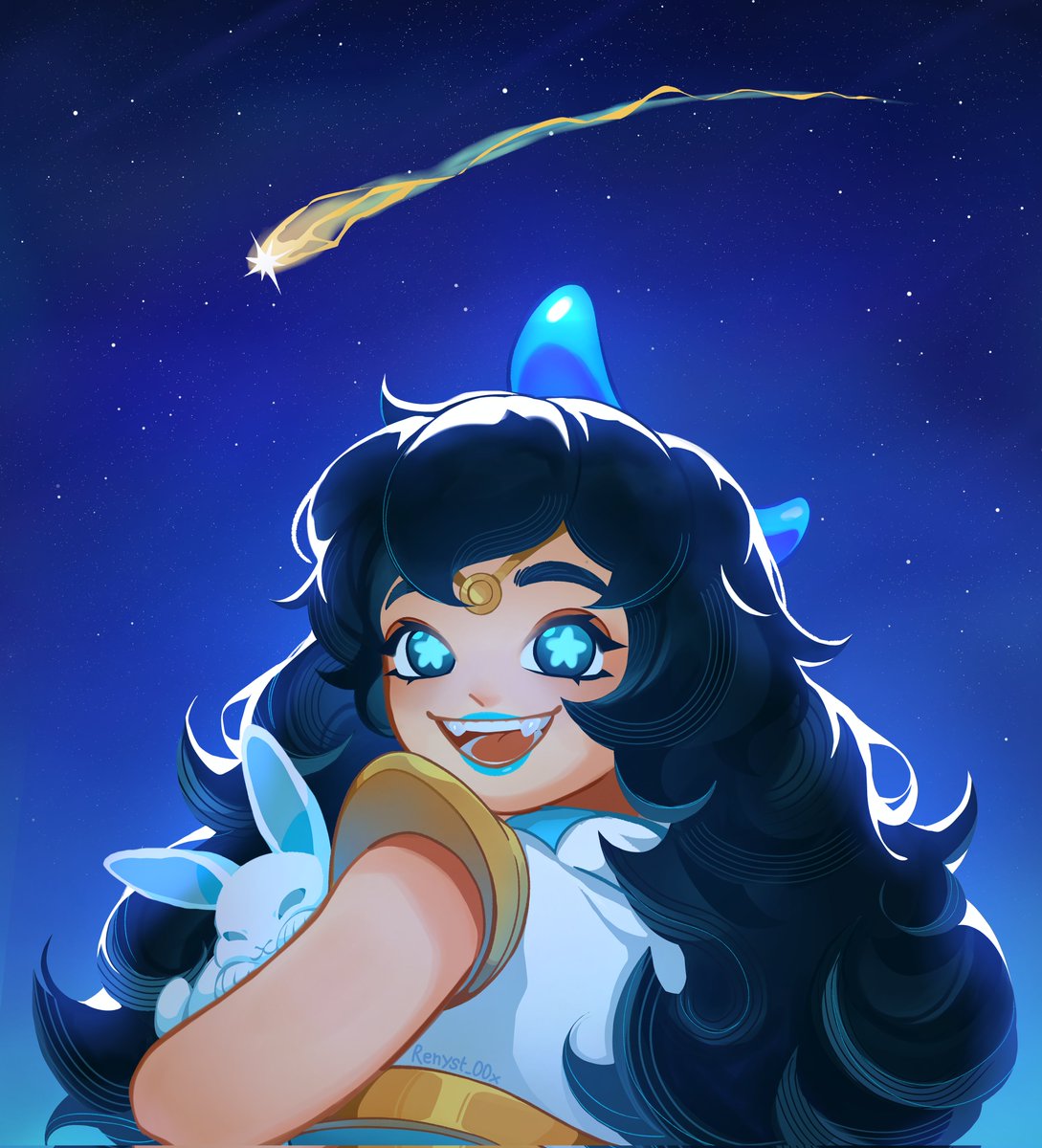 renyst_00x's tweet photo. "look! there's a shooting star isn't that pretty?"

#LMKfanart #lmk #LEGOMonkieKid https://t.co/uWvzdBabFM