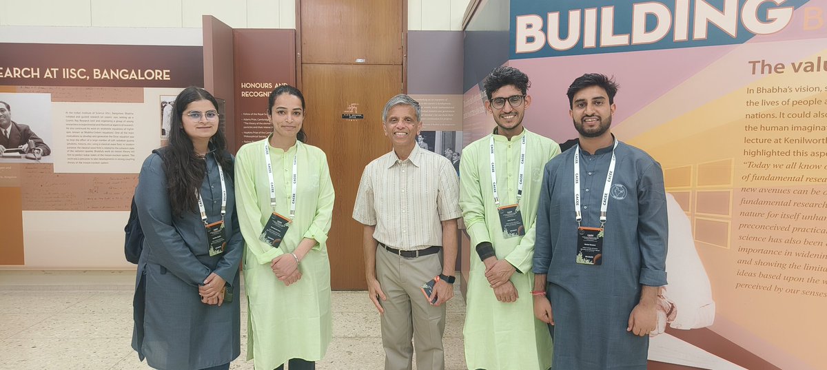 A wonderful opportunity to attend <a href="/cacee2024/">CACEE TIFR</a> <a href="/TIFRScience/">Tata Institute of Fundamental Research</a>, where I had the privilege of presenting my research during a poster session. The experience was truly enriching and rewarding as I interacted with various experts from the field  <a href="/IiserMohali/">IISER Mohali</a> <a href="/DCS_IISERMOHALI/">Department of Chemical Sciences IISER Mohali</a>  <a href="/NELIISERM/">NEL@IISER Mohali</a>