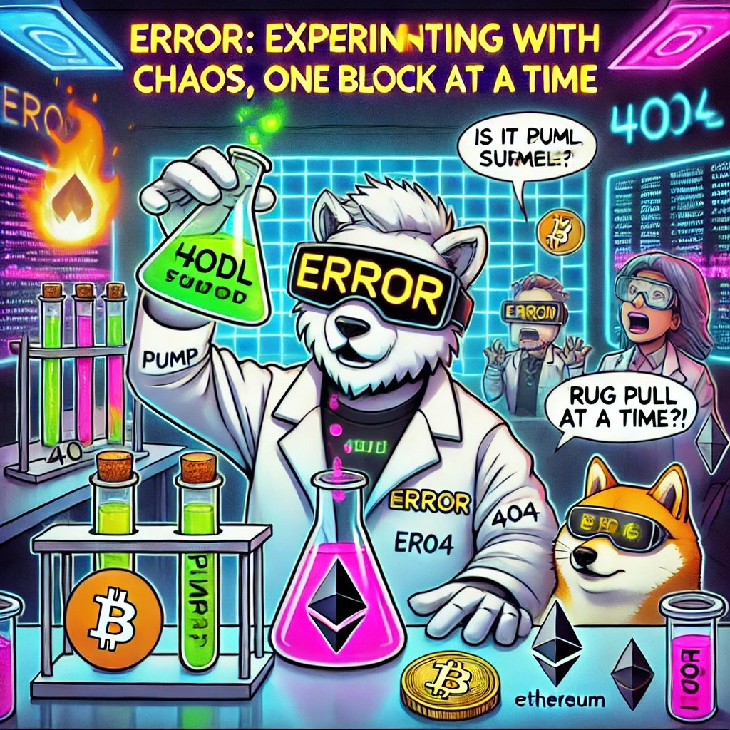 404ErrorHODL's tweet photo. #Web3 #CryptoNews #MemeCoin #Shitcoin #PumpAndDump #Moon https://t.co/qBJ784NNlh