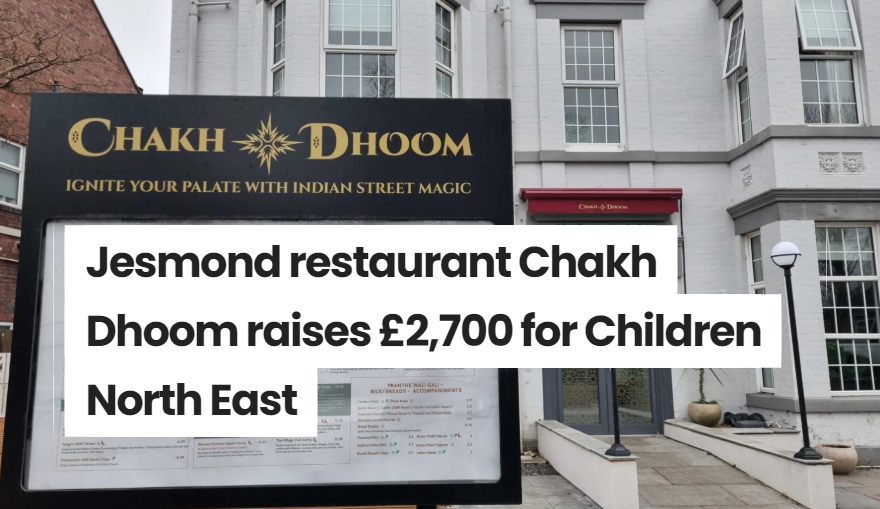 Jesmond restaurant Chakh Dhoom has raised £2,700 for <a href="/ChildrenNE/">Children North East</a>, Anna Nix reports
jesmondlocal.com/2024/12/jesmon…