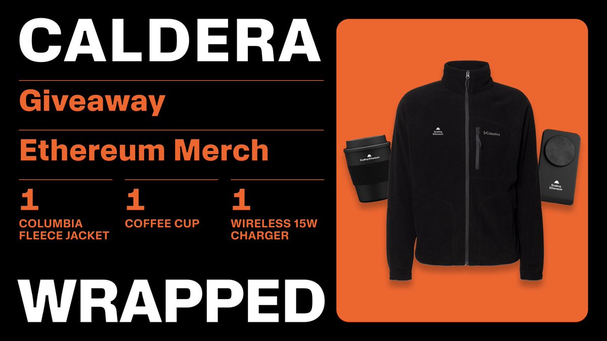 Caldera Wrapped: Daily Giveaway #1

Like and comment on the chain powered by Caldera that uses ϴ as its official symbol.

One lucky winner will be chosen in 24 hours 👇