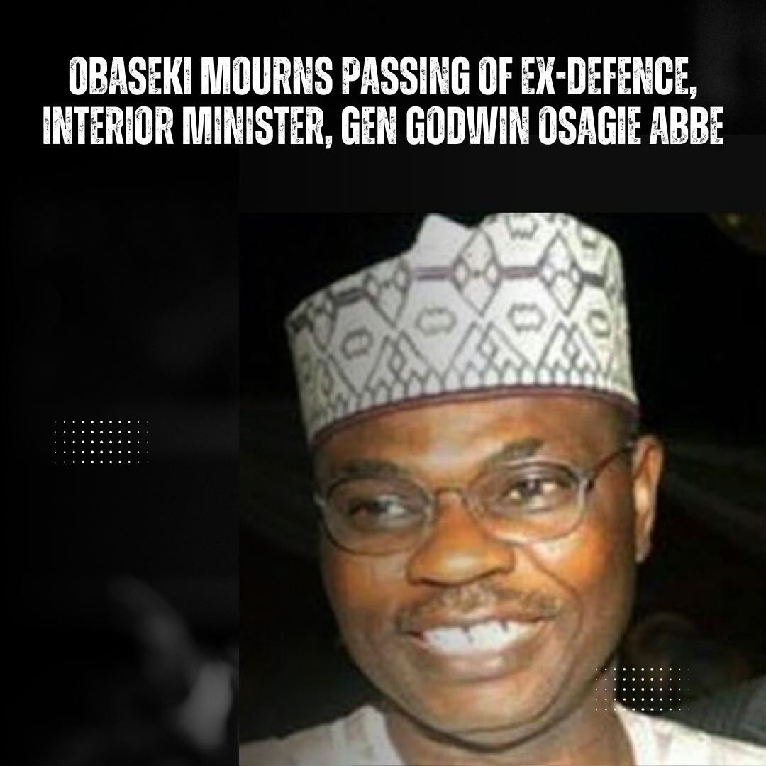 I am deeply saddened by the news of the passing of Major General Godwin Osagie Abbe (Retired), a distinguished statesman, administrator par excellence, well-decorated military officer, and patriot who dedicated his life to the service of our nation.
/1