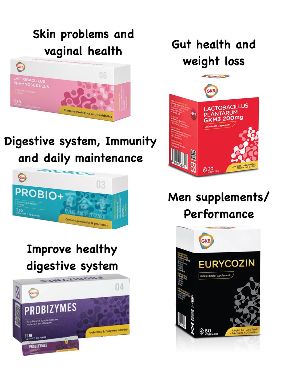 Petanda badan perlukan probiotics:

• Masalah kulit.
• Masalah keputihan.
• Sembelit.
• Perut buncit.
• Mulut dan nafas berbau.
• Cepat lapar.
• Cirit birit.
• Gastrik and GERD.

Let me help you choose which probiotics to take based on your concerns.🤔