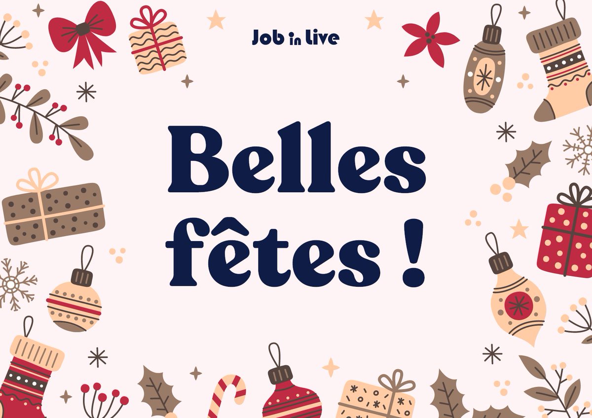 L'année touche à sa fin, et chez JobinLive, on voulait juste vous dire… MERCI ! ✨
Passez d'excellentes fêtes de fin d'année et surtout prenez soin de vous !