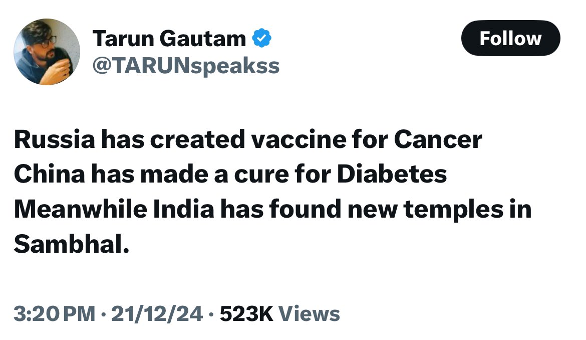 MrSinha_'s tweet image. -Before inventing a cure for diabetes, China has converted mosques into toilets, banned Azan & placed most Muslims in detention centres
-Russians don’t have mosques built over churches
-When India developed its own COVID vaccine, these same mixed-DNA Hindus were simping for…