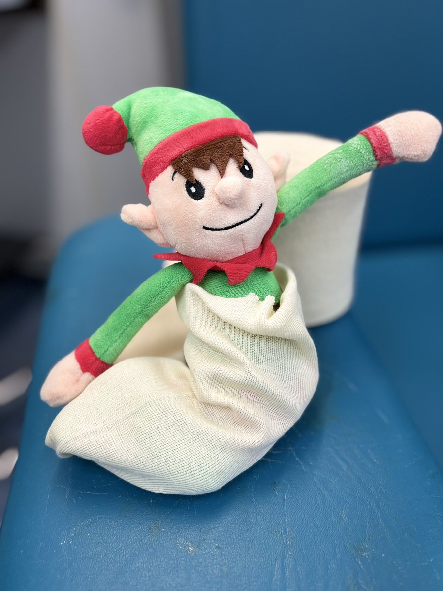FractureClinic2's tweet photo. The naughty elf is getting in to everything in the QMC Plaster Room 😂
@NUHSurgery https://t.co/acgnjGznlL