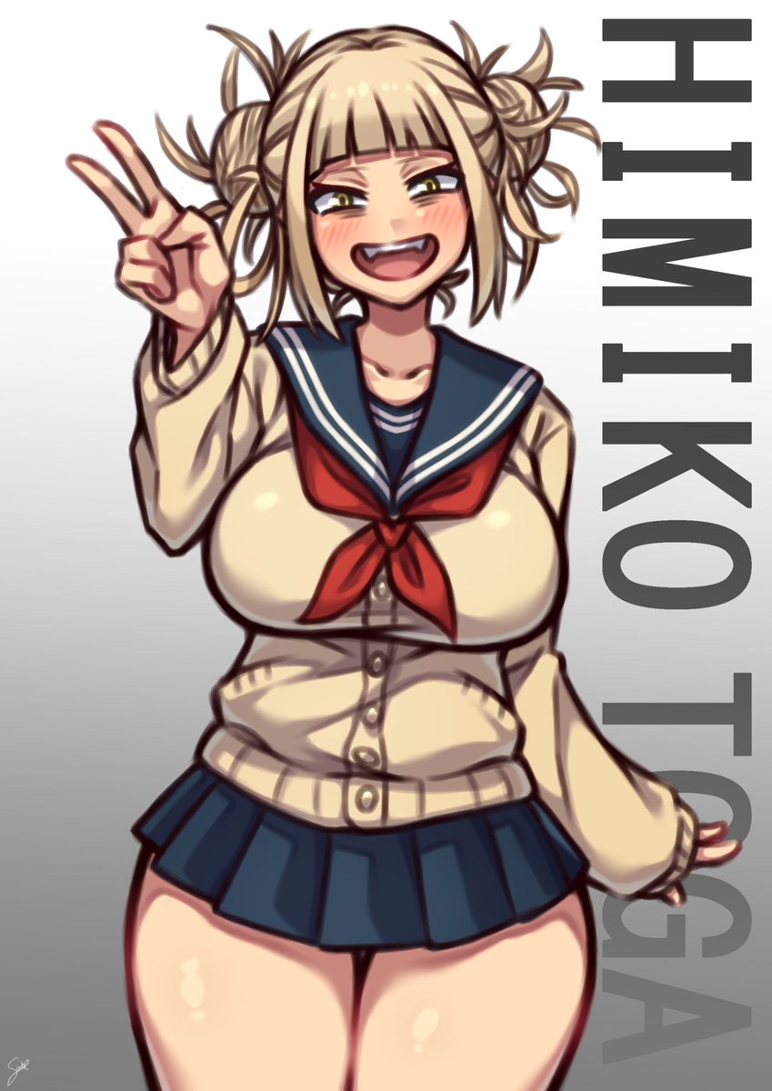 💕- Holis holis mi nombre es Himiko toga soy una joven villana con la edad de 17 añitos espero que te guste mi perfil y que nos llevemos muy muy bien cariño fufu..~💕