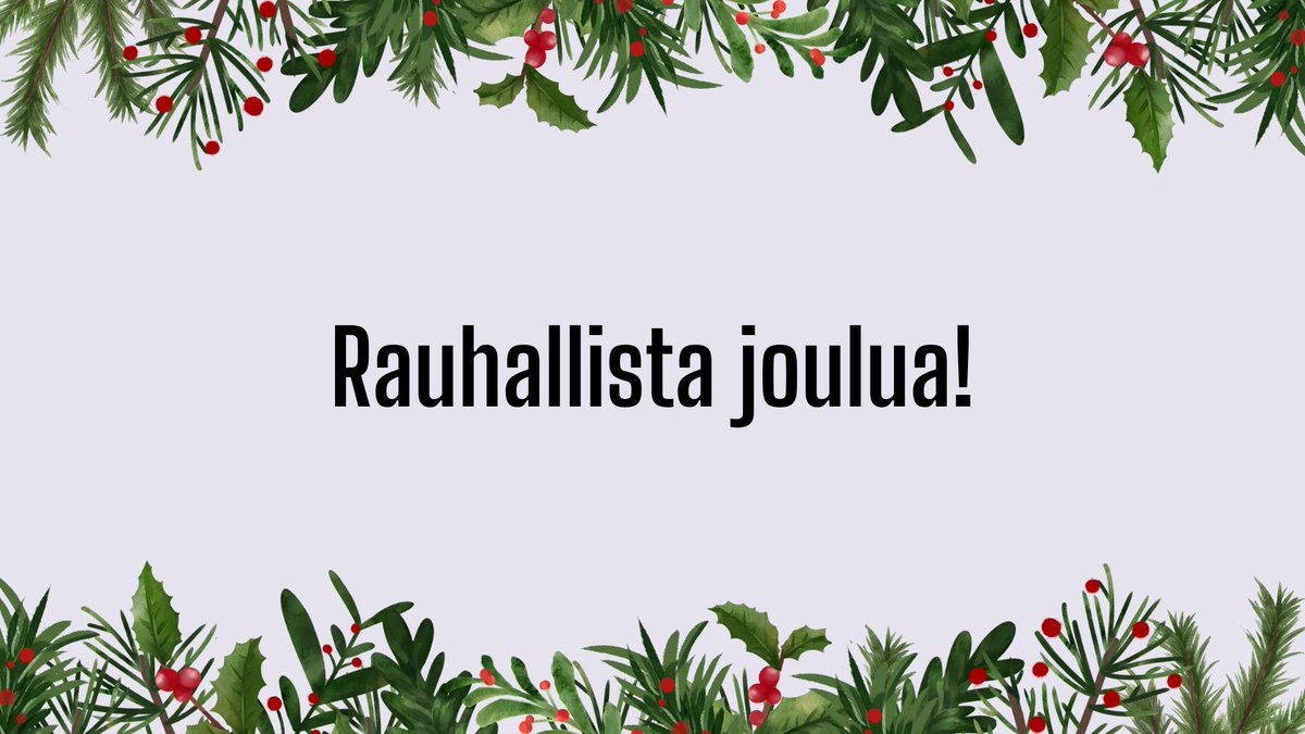 🎄 Toivotamme rauhallista joulun aikaa! 🎄

Toimistomme on kiinni 23.-27.12. Jatketaan työtä rakennetun ympäristön puolesta jälleen pyhien jälkeen. 
 
#hyvääjoulua