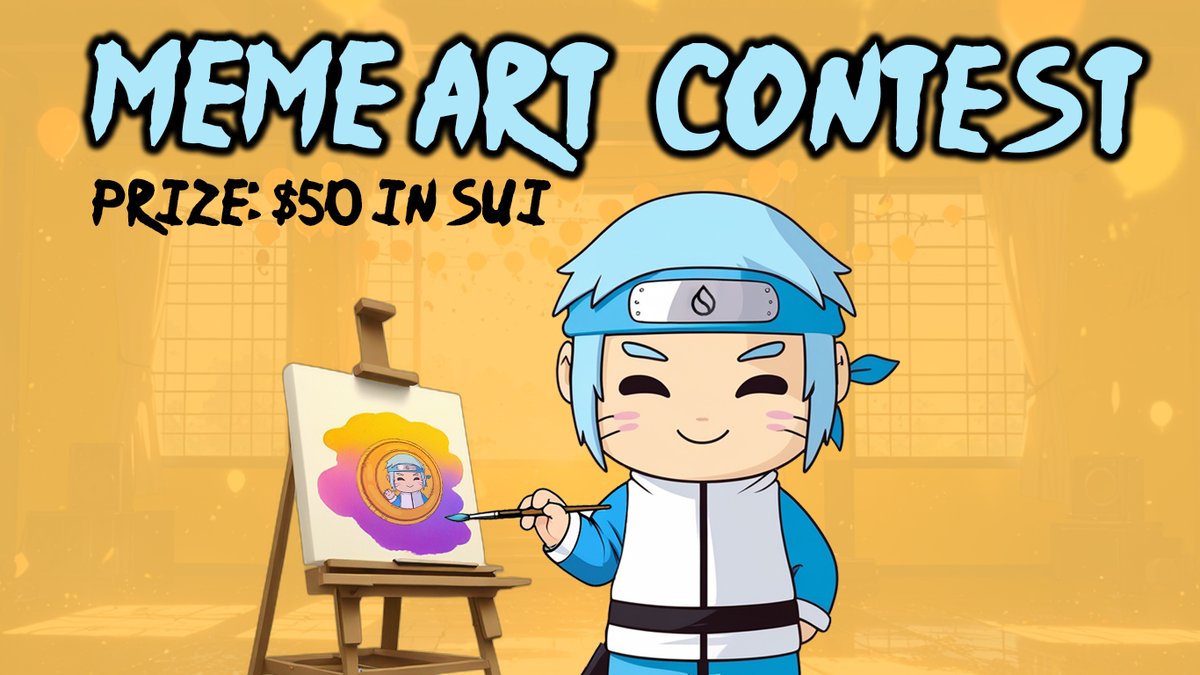 suiruto_meme's tweet photo. 🖌️ $SUIRU Meme Art Contest!🎉
🏆 Winner Prize: $50 in SUI

How to enter:
1.❤️+ 🔁
2. Drop your art/meme
3. Tag 2 frens

⏰ Winner Announcement: 30th December

Let's see what you got $SUIRU Clan! https://t.co/Nl6LPIj1R0