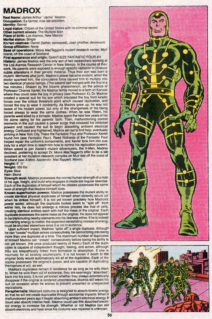 Alberto61079562's tweet image. Un año de fichas (334)

#unafichaaldía #unañodefichas #Madrox #JamieMadrox #ElHombreMúltiple