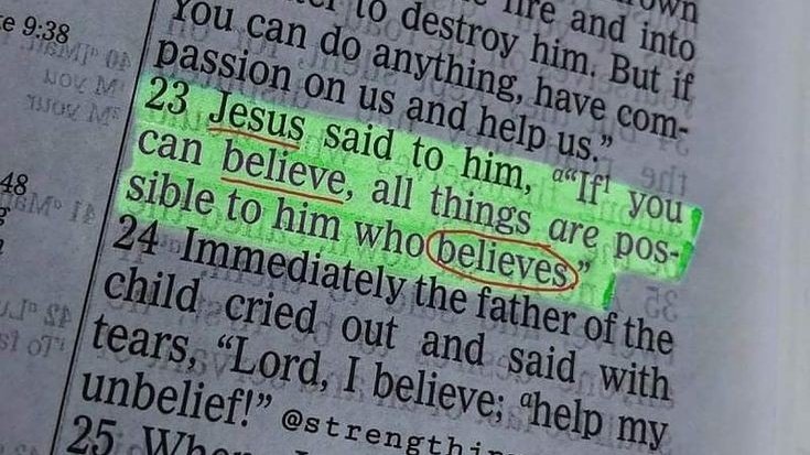 Bible365_'s tweet photo. Mark 9:23 https://t.co/jMC6YXsJKo