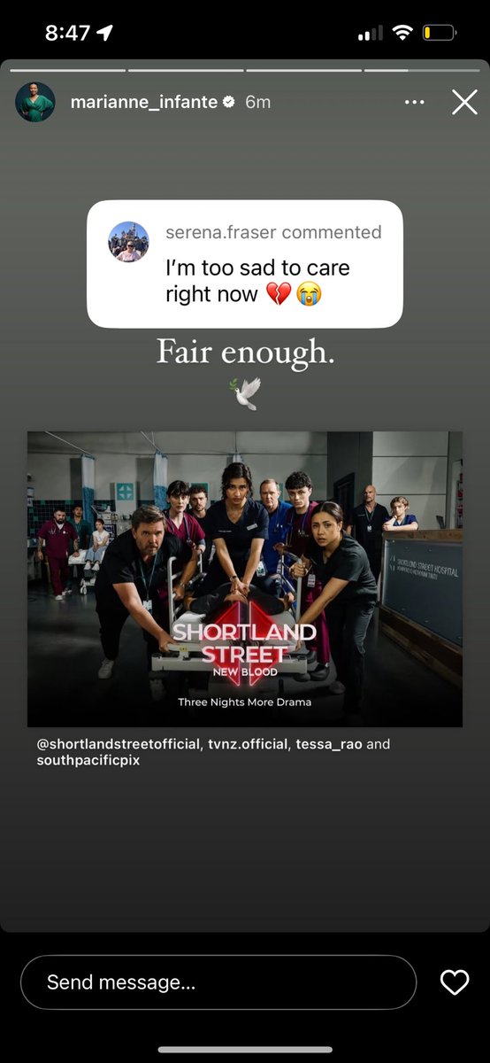 ItsJustSerena's tweet photo. Not Madonna calling me out but understanding 😂😭 #shortlandstreet https://t.co/svXbuKJ2Bi