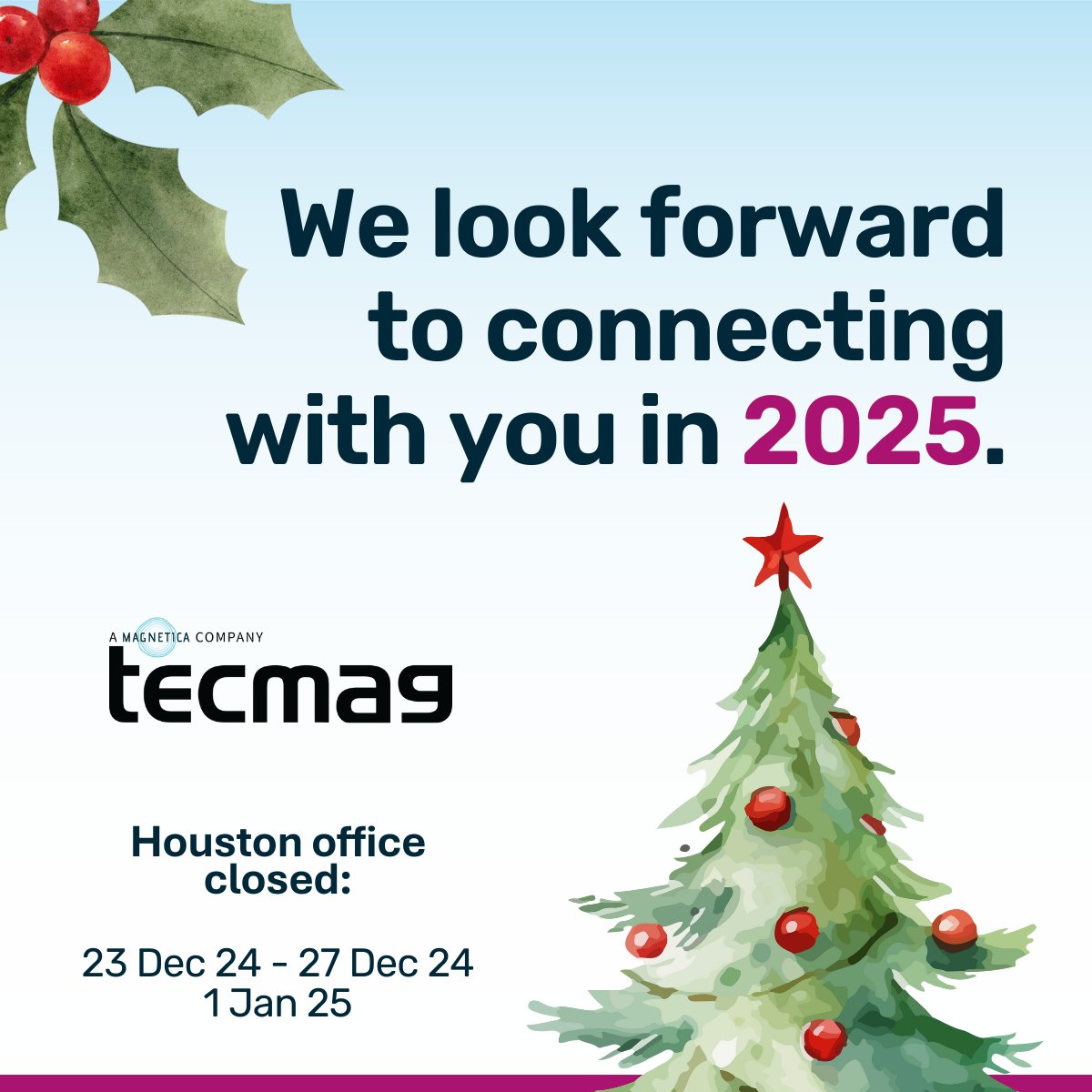 Tecmag - A Magnetica Company tweet media