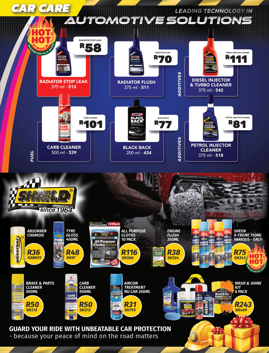 modimollespares's tweet photo. 🎄✨ This festive season, Spares Wise brings you epic deals &amp; prizes! Spend R350+ on advertised brands or in-store items &amp; stand a chance to win TVs, generators, vouchers &amp; more! 🎁

📅 Nov 18, 2024 – Jan 12, 2025

👉 https://t.co/Qm33YMKp8N

#SparesWiseFestiveFun #WinBig https://t.co/IYhCGa8Ksj