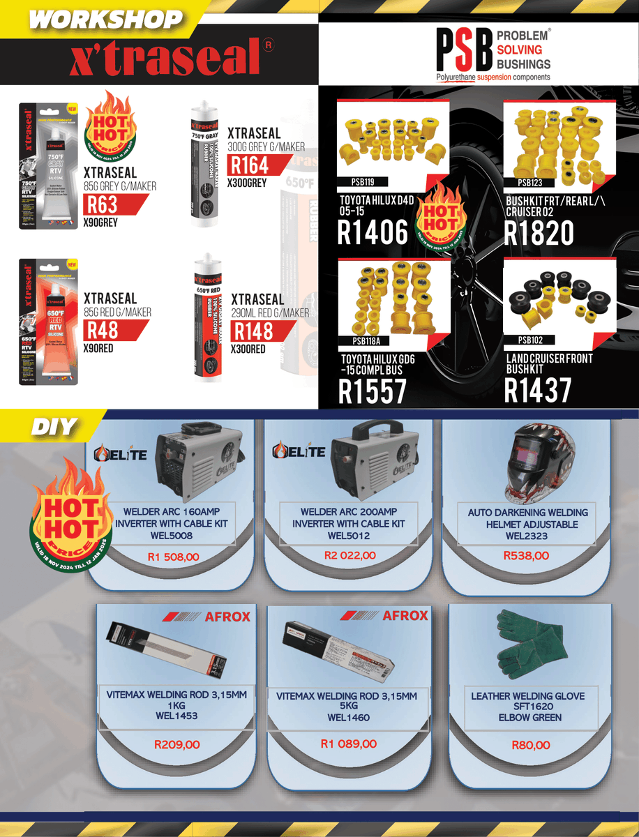 modimollespares's tweet photo. 🎄✨ This festive season, Spares Wise brings you epic deals &amp; prizes! Spend R350+ on advertised brands or in-store items &amp; stand a chance to win TVs, generators, vouchers &amp; more! 🎁

📅 Nov 18, 2024 – Jan 12, 2025

👉 https://t.co/Qm33YMKp8N

#SparesWiseFestiveFun #WinBig https://t.co/EVfeBcJLY1