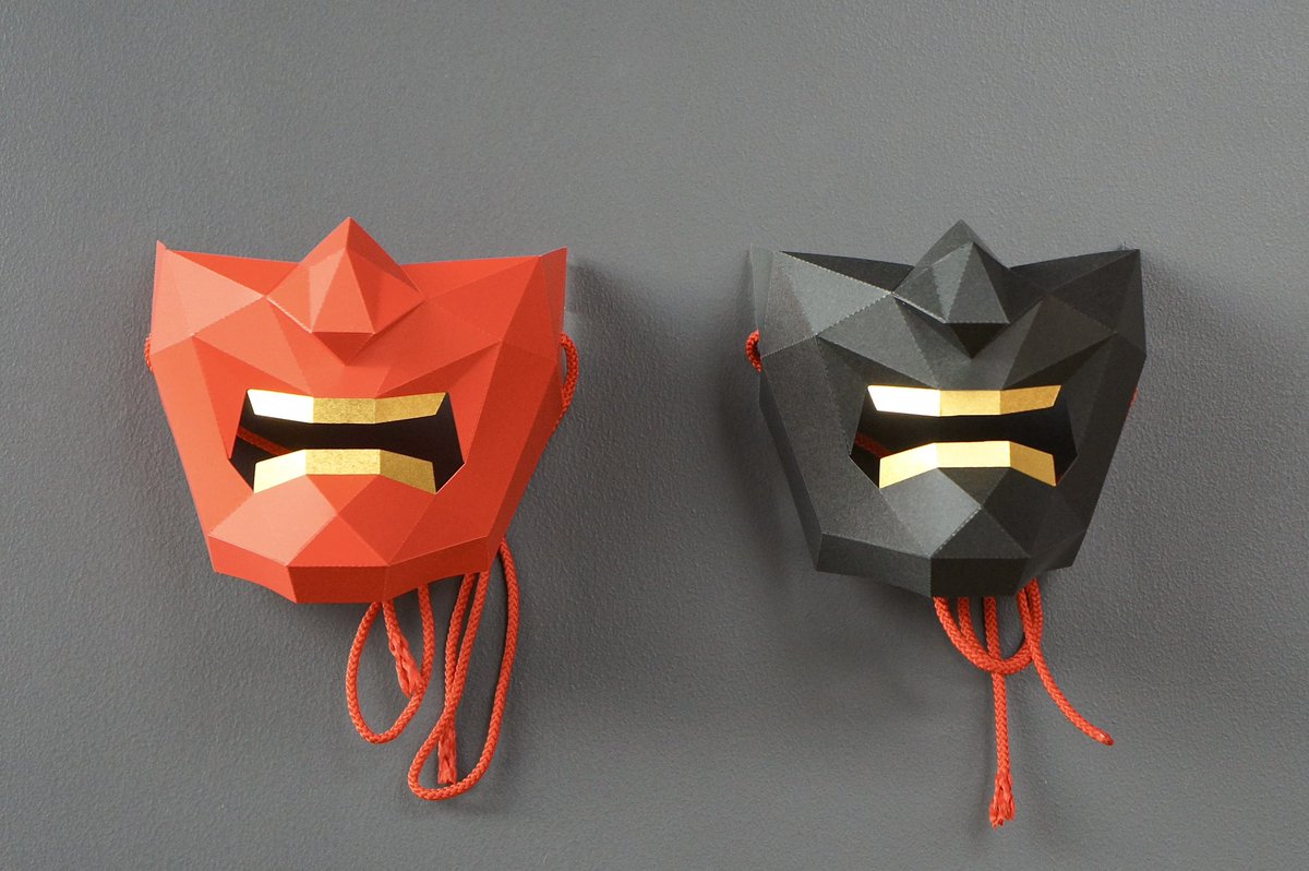 samurai_mask_'s tweet photo. 面頬のペーパークラフト無料公開
A4用紙2〜3枚でつくれます
↓リンク先で型紙配布中
サイズ大
https://t.co/h5jwAV2UC8
サイズ小
https://t.co/EcMOc9olCv
#ペーパークラフト #お面 https://t.co/UJ0rinYKKg