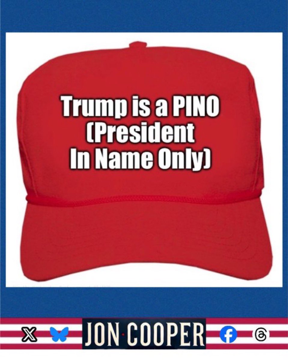 goRubenRuben's tweet photo. @marlene4719 Oralè Resister 
We have a new title for
Vice President Trump
And winning hashtag 
#PINO
PRESIDENT IN 
NAME ONLY 
By our very own Jon Cooper
#USDemocracy #PINO
@joncoopertweets https://t.co/Hk6iqat7V4