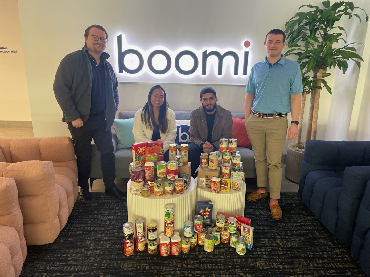 f4service's tweet image. @f4service #F4 was so excited to partner with @boomi for a #Nonperishable #Fooddrive. The collected food 🥘 of over 270 pounds, will be donated to Colonial Neighborhood Council to feed those that are #Hungry and #foodinsecure. 

#endhunger #Endwaste #Inthistogether #Faith