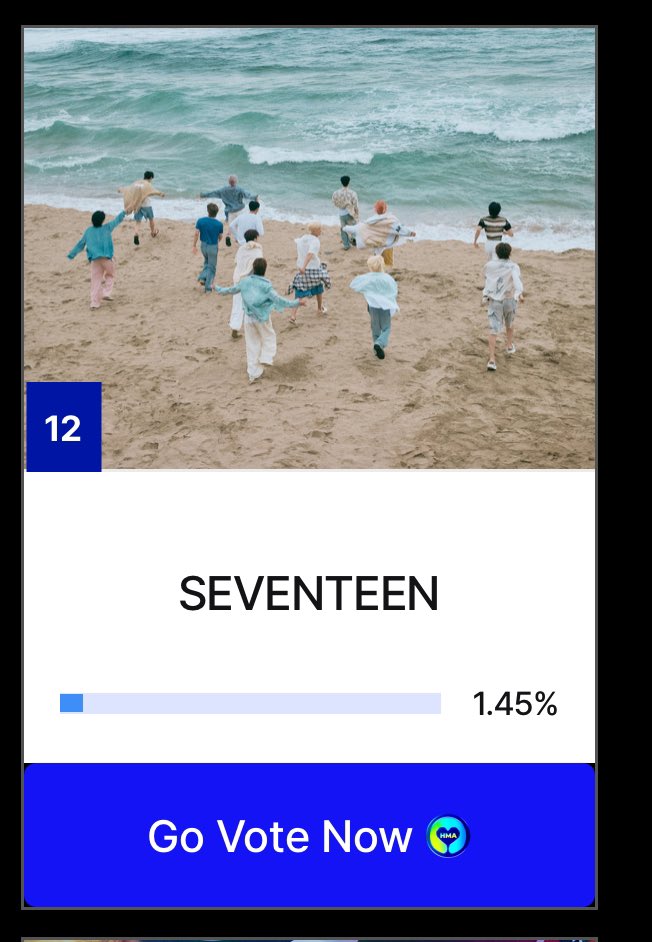 Caratdeul! Let's vote Seventeen for Artist of the Year Main Prize on the Whosfan and BigC app✨

🗳️Dec 23, 2024 - Jan 12,2025

🔗link.whosfan.io/EVENT/LzliLy8x…
🔗choice.bigc.im/votes/G83D2MMD…