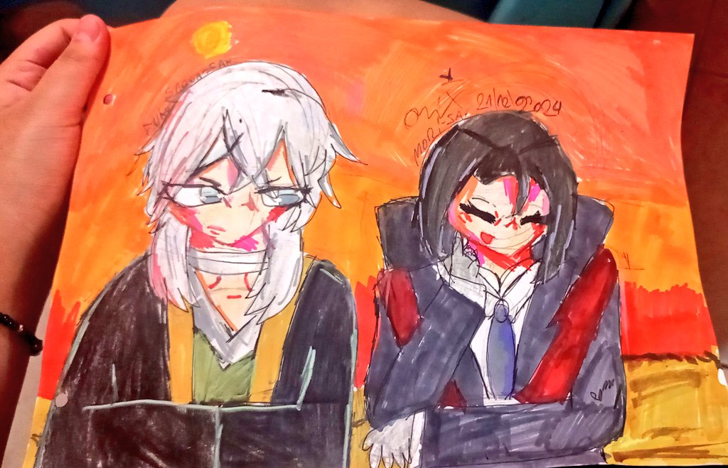 orixia_na888's tweet photo. DIBUJO , ver dije q estada dibujo y bueno estada haciendo algo de morí y fuku :D 🩷💓
#bsg #oldsoukoku #mori #fukuzawa #bsgart #art #dibujo https://t.co/NOXI8n5DcA