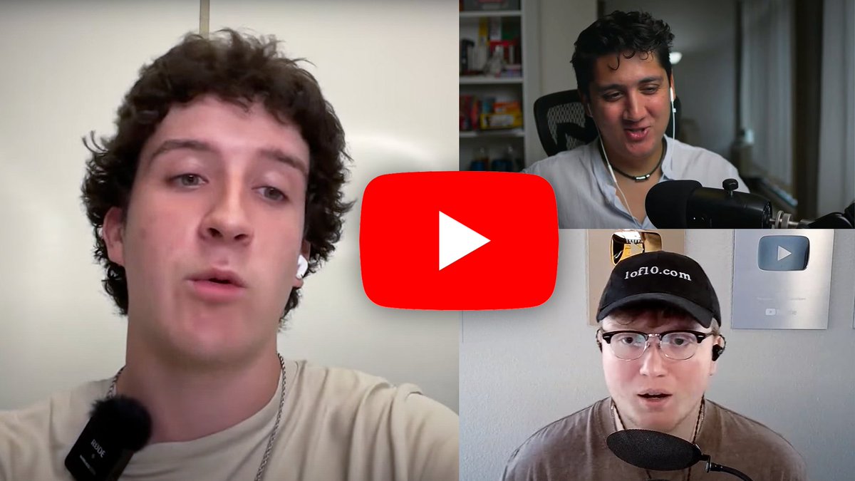 Nate Curtiss (@natecurtiss_yt) on Twitter photo I had the honor of joining <a href="/Richard_YTS/">Richard the Youtube strategist</a> and <a href="/Vexian_/">Vexian - YouTube Strategy</a> on the <a href="/1of10media/">1 of 10 Youtube Strategy</a> podcast recently.
We had a great conversation regarding my YouTube journey to $200k/year at 18 years old.
Check out the full episode on the <a href="/1of10media/">1 of 10 Youtube Strategy</a> channel! I had the honor of joining <a href="/Richard_YTS/">Richard the Youtube strategist</a> and <a href="/Vexian_/">Vexian - YouTube Strategy</a> on the <a href="/1of10media/">1 of 10 Youtube Strategy</a> podcast recently.
We had a great conversation regarding my YouTube journey to $200k/year at 18 years old.
Check out the full episode on the <a href="/1of10media/">1 of 10 Youtube Strategy</a> channel!