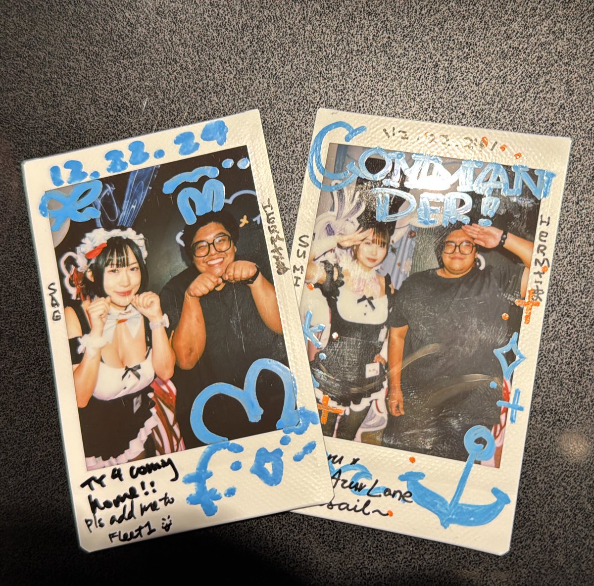HERMSAUR's tweet photo. The @AsayoruCafe X @AzurLane_EN collab was hella fun! Vlog soon :)

Thanks for coming with @RODSPLANN @Wakeflyer !! https://t.co/TpmzkZEPiw