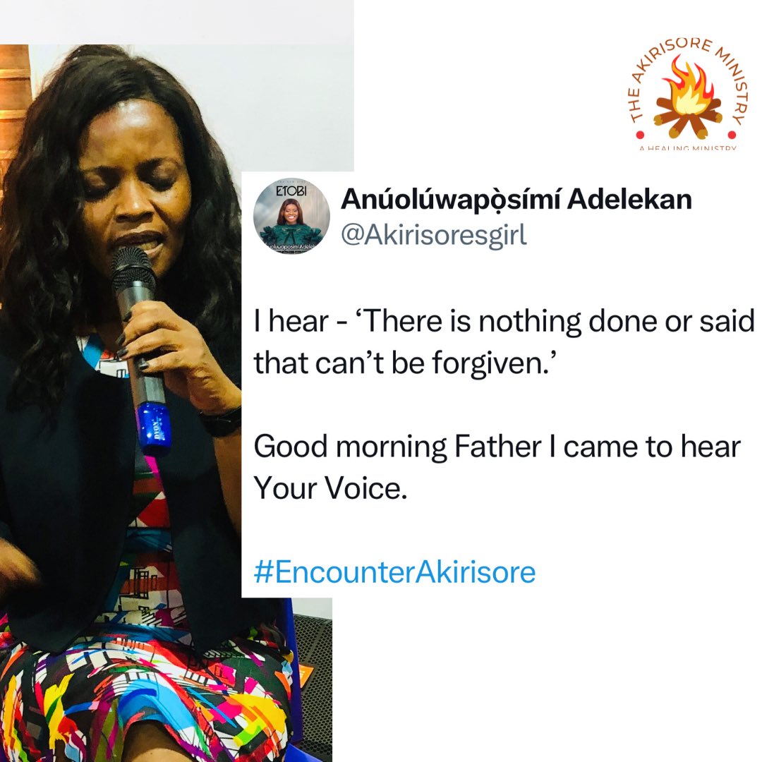 Akirisoresgirl's tweet photo. THE MESSAGE IS FOR YOU

I hear ‘ There is nothing said or done that can’t be forgiven’

It’s time beloved of God 🥲
It’s time to give way to God’s glory to show forth , you said you will do anything asked 

Forgive is what is being Asked of you.
It’s time to breath and break free https://t.co/mVjKieh2Tr