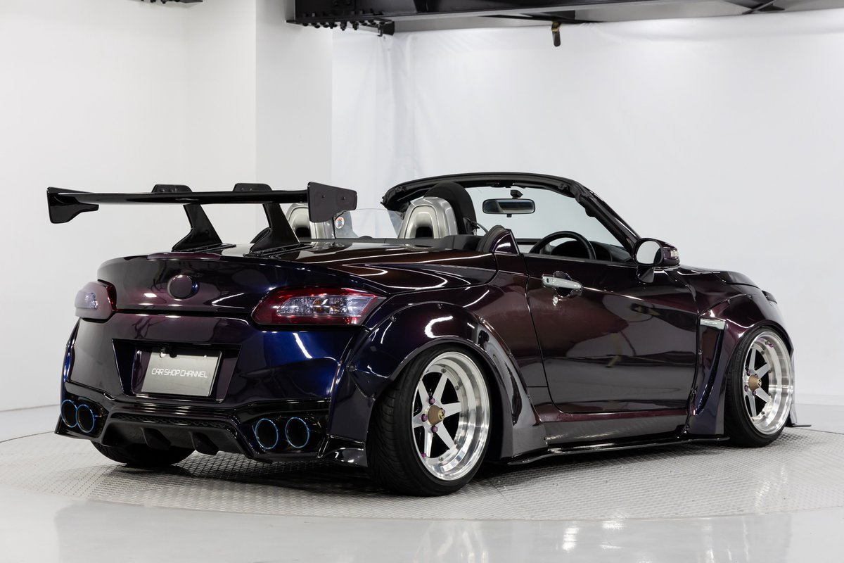 ど迫力のGT-R仕様！ミッドナイトパープル3のコペン！ 車 種：コペン