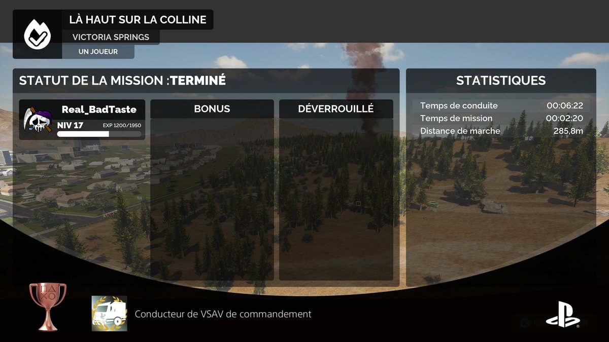 RealBadTaste's tweet photo. Firefighting Simulator-The Squad
Outilleur expert (SILVER)
Conducteur de T-Rex (BRONZE)
Face aux éléments (BRONZE)
Conducteur de VSAV de commandement (BRONZE)
#PlaystationTrophy #PS5Share #FirefightingSimulatorTheSquad
Concentré juste sur le jeu et les trophées tombent. J'adore. https://t.co/9tOdeyy9B3