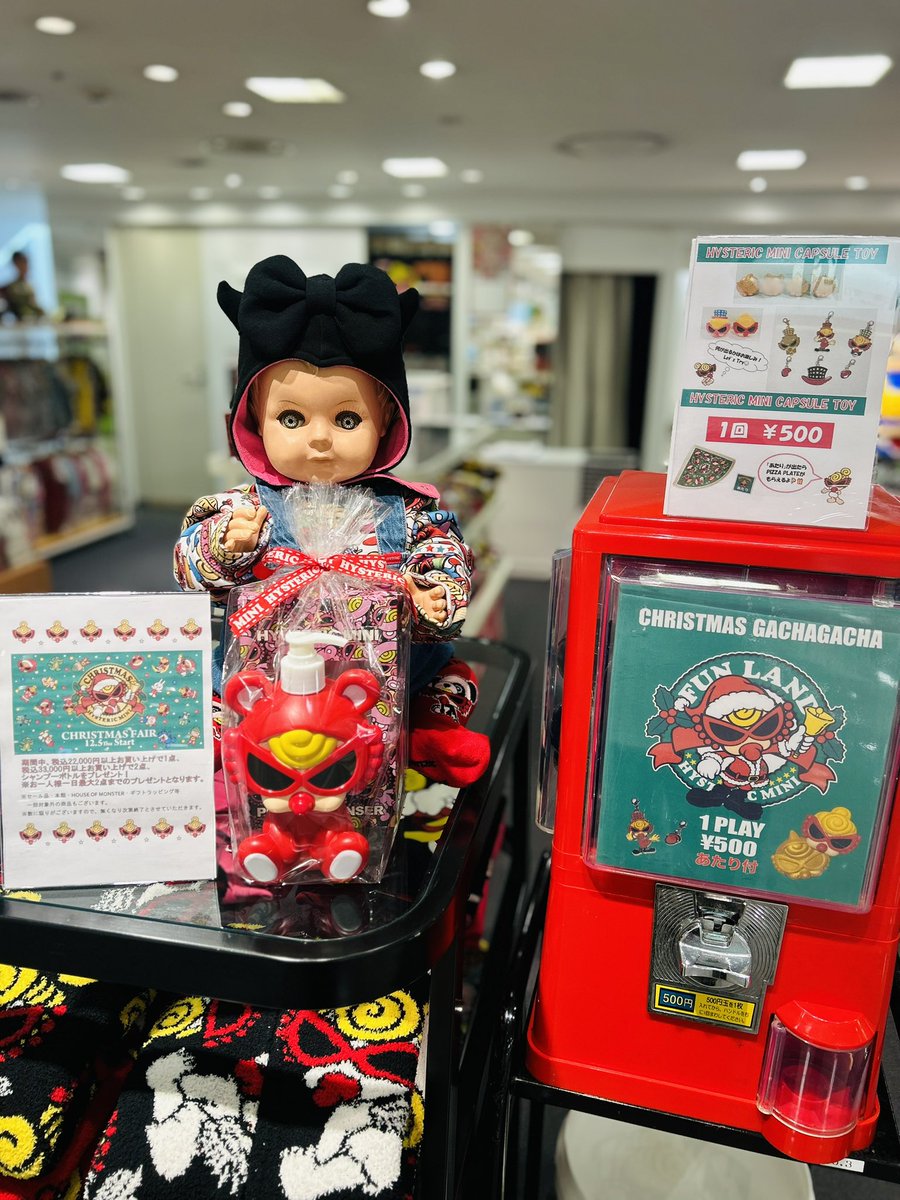 ☺︎西武渋谷店☺︎ クリスマスフェア&ガチャガチャも25日まで🎄 ご