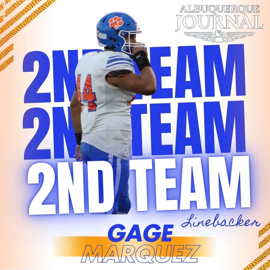 Congratulations, @Gagem44 !! We are proud of you and your hard work this season! Albuquerque Journal’s All-Metro award!