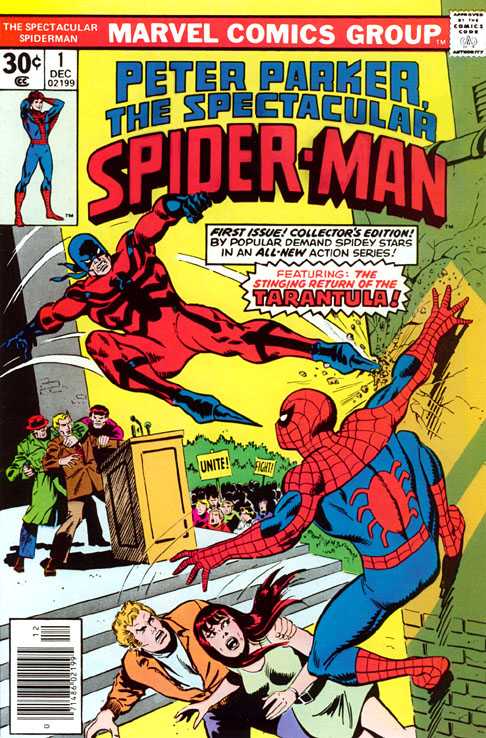 RobertMnard4's tweet photo. Published on September 28, 1976, the debut issue of the Spectacular Spider-Man was the start of the third ongoing title starring Spider-Man. It is collected with issues 2 to 15 in the first volume of the Marvel Masterworks: The Spectacular Spider-Man hardcover. #Marvel #SpiderMan https://t.co/3AZYTJCjos