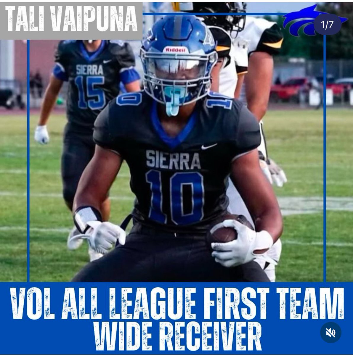 tonyjm3's tweet photo. Congrats to all our All League Athletes! #SierrahighFootball #ALLVOLLEAGUE @Talijr23 @brockfelt24 @zakwillson3 https://t.co/h0h6bnZaac
