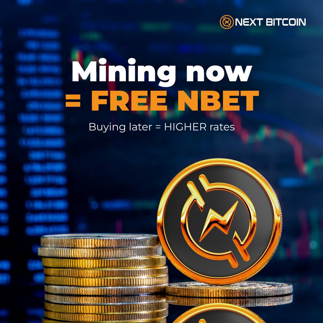 Mine NBET for FREE Now! 💡

Why wait to buy later at a higher price? Mining NBET is absolutely FREE right now—secure your tokens and maximize your future rewards with NXBTC. 🚀

👆 shorturl.at/a5fI8

Start mining today and make the most of this limited-time opportunity! ⏳