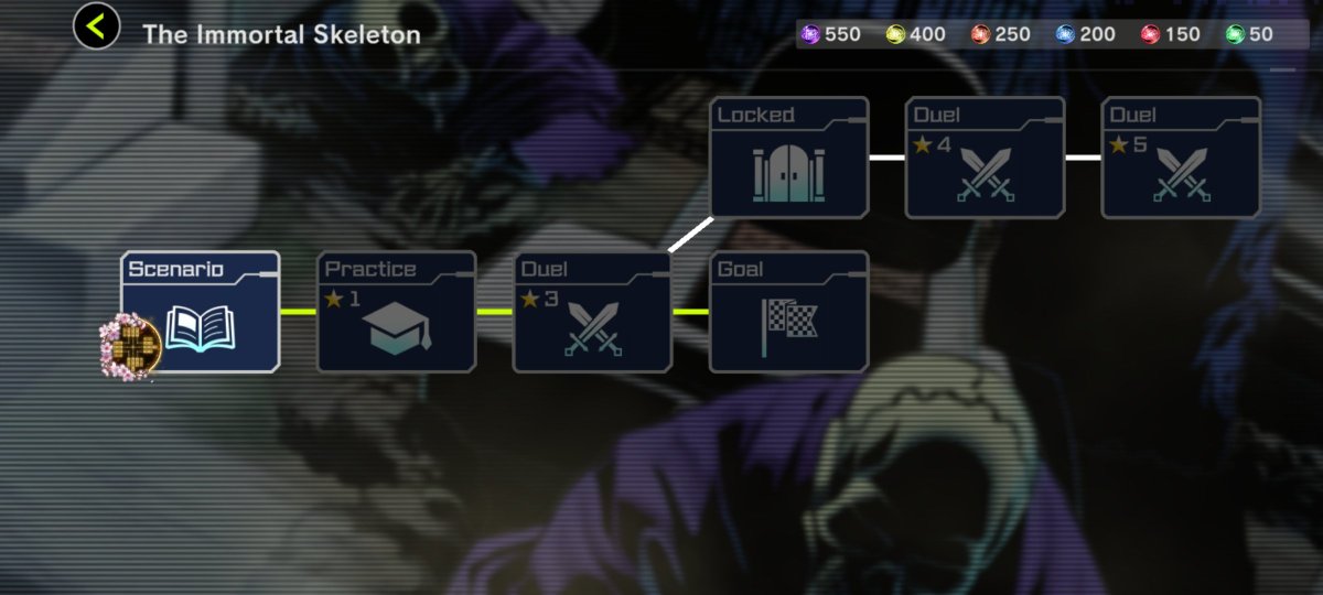 MasterDuelSite's tweet photo. It's time to get.. spooky? A NEW Solo Mode: The Immortal Skeleton is live now! 

Discover the story of the Skull Servant, and obtain exclusive accesories and Gems!

#MasterDuel #YuGiOh #YuGiOhMasterDuel #遊戯王マスターデュエル https://t.co/Mskw26sZGx