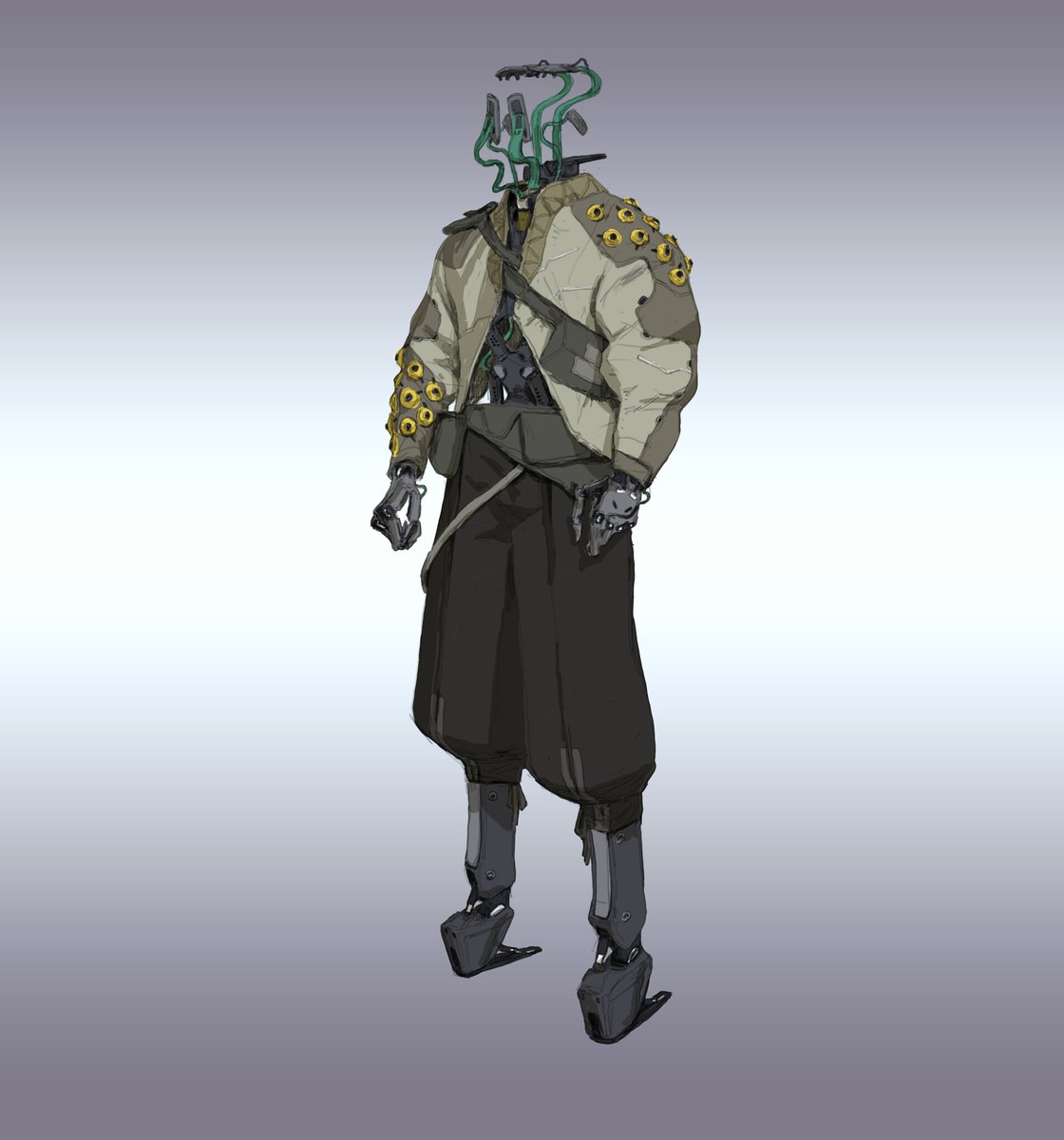 yintionJ's tweet image. some weird heads.