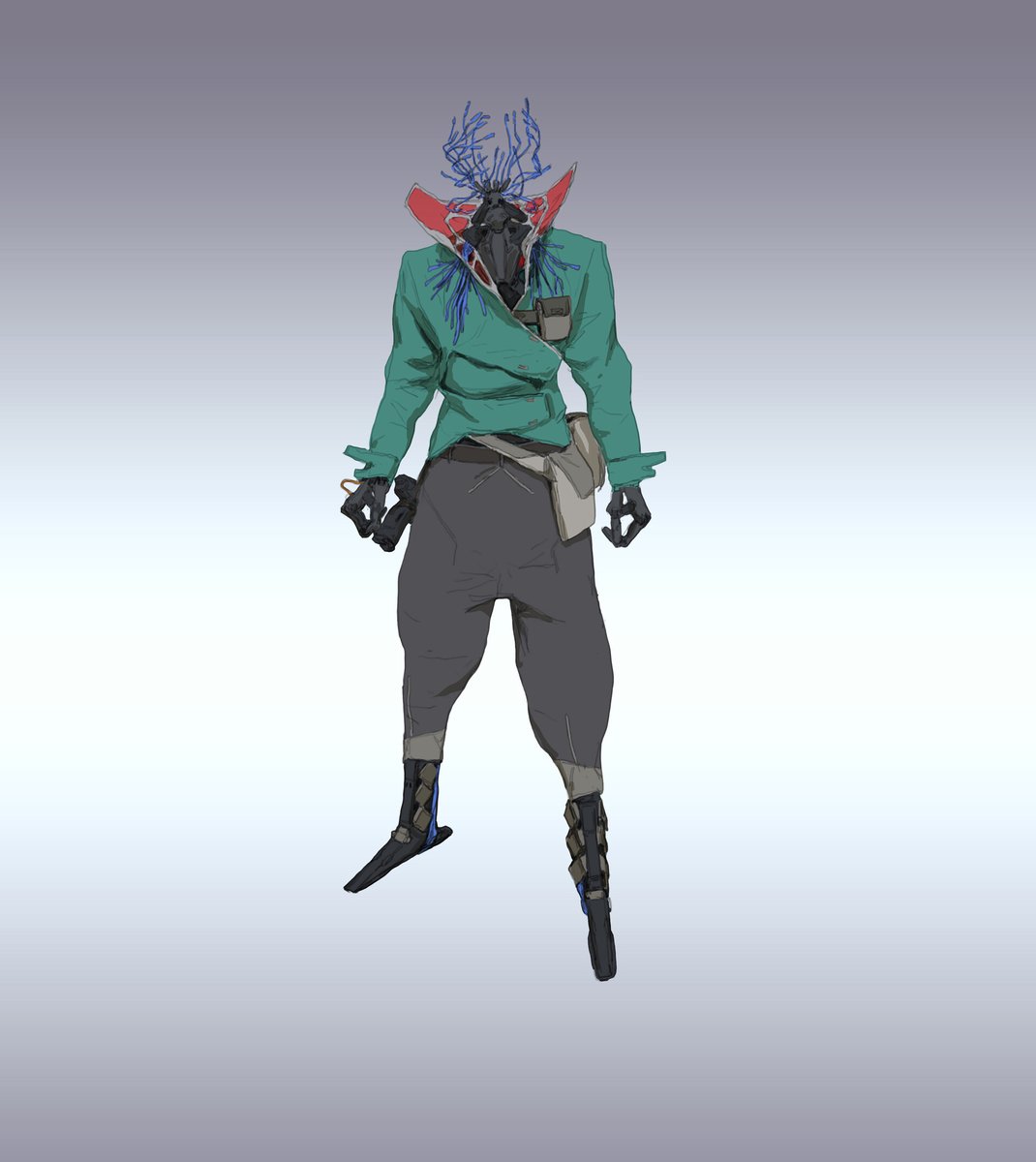 yintionJ's tweet image. some weird heads.