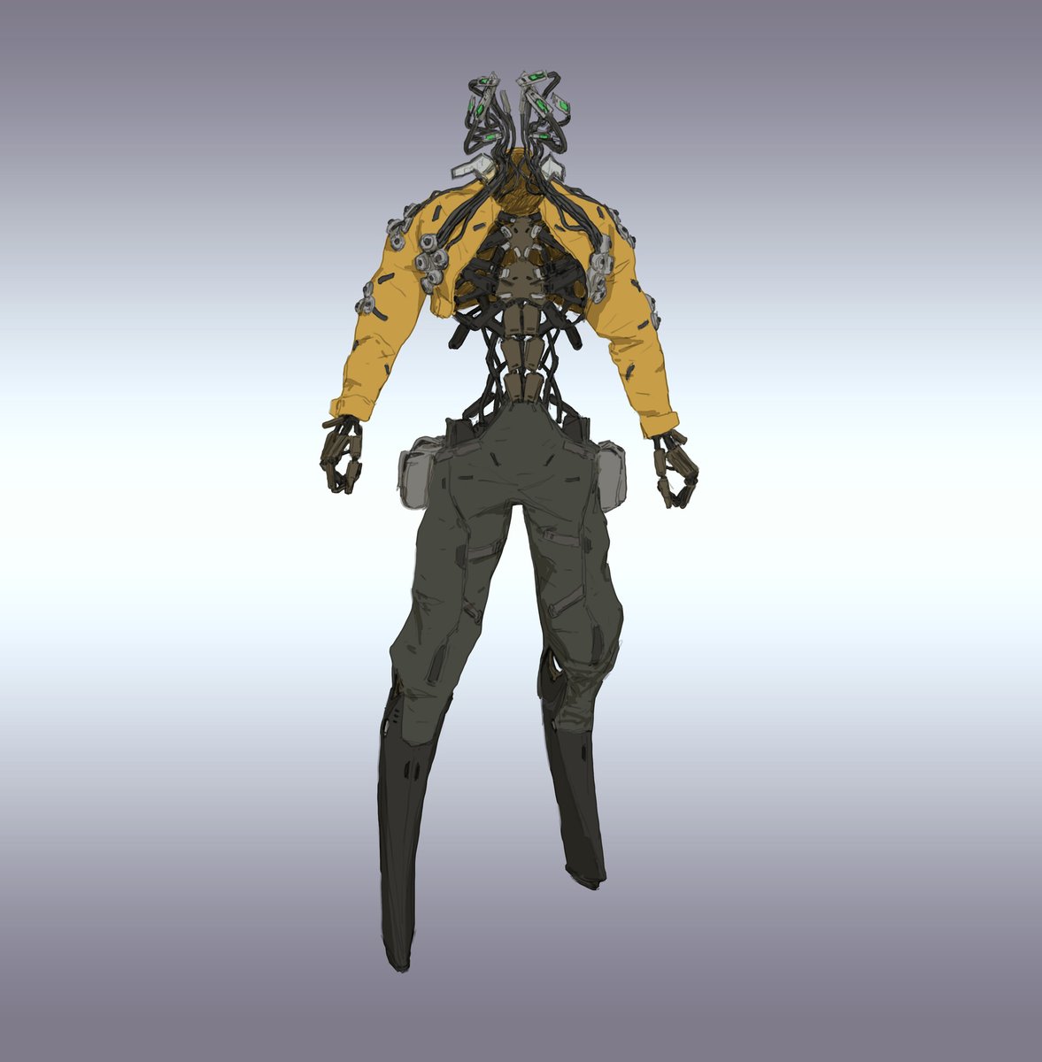 yintionJ's tweet image. some weird heads.