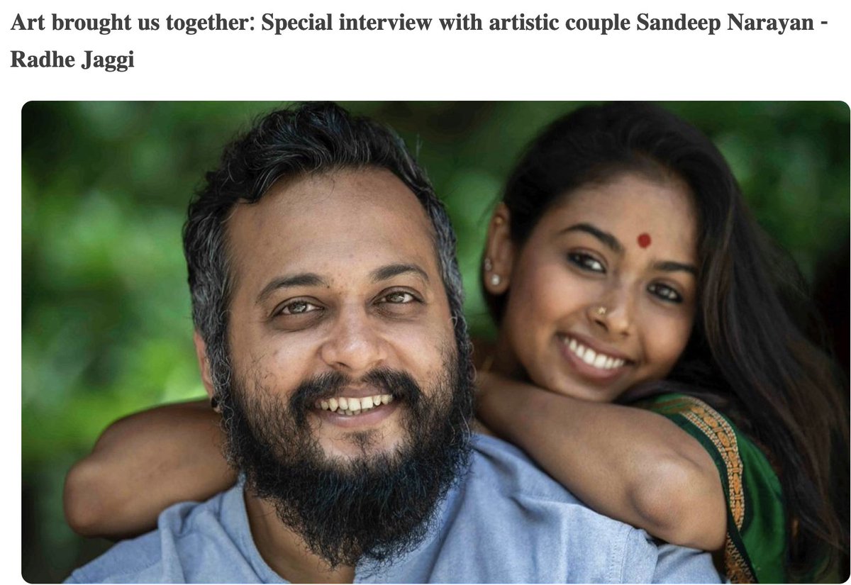 sandeepnmusic's tweet photo. An exclusive for இந்து தமிழ் (Hindu Tamil)!

Read it here: https://t.co/z5mKVjvzMT

@TamilTheHindu 

#snmusic #sandeepnarayan #radhejaggi #radhe #carnatic #bharathanatyam #tamil #thamizh #indianarts #indianmusic #indiandance #southindianculture #indianculture https://t.co/lOUEQItxJR