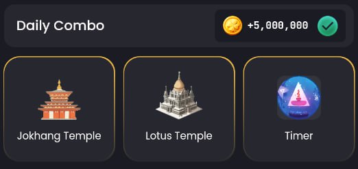 snmedialife's tweet photo. ZenCoin Daily Combo (23 December)
🟢 Jokhang Temple (Holy)
🟢 Lotus Temple (Holy)
🟢 Timer (Tools)
🎁 Reward : 5,000,000
➡️Join ZenCoin
https://t.co/2LfewRH5Bo
#zencoin #airdrop #zencoincombo #dailycombo https://t.co/Uunkgyivb1