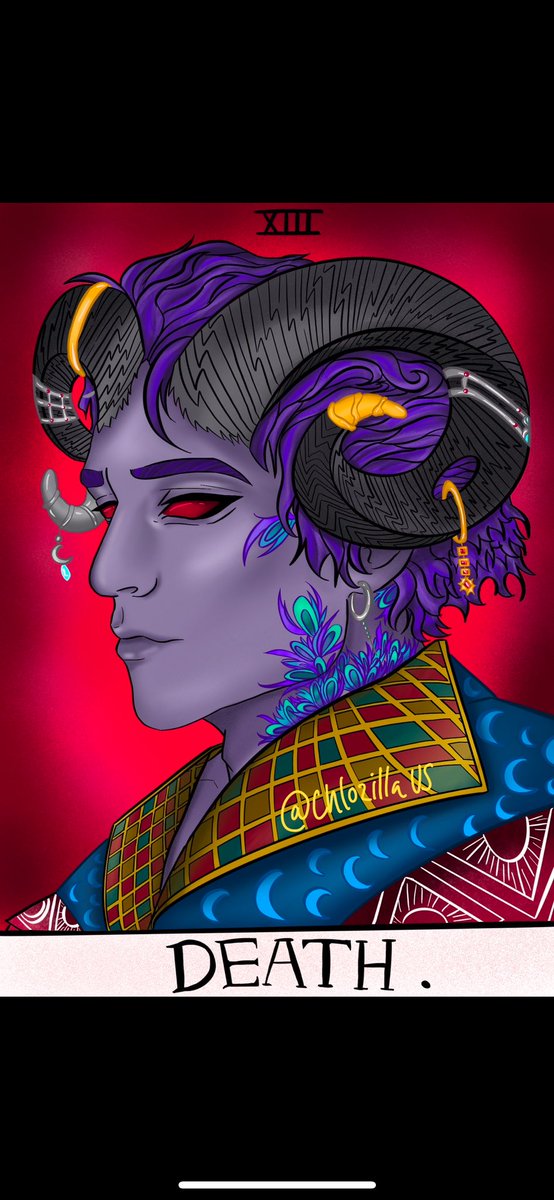 ChlozillaUS's tweet photo. First post! The best boy Mollymauk Tealeaf from @CriticalRole #criticalrole #critrolefanart #mollymauktealeaf #procreate https://t.co/LYAUdKLfZS