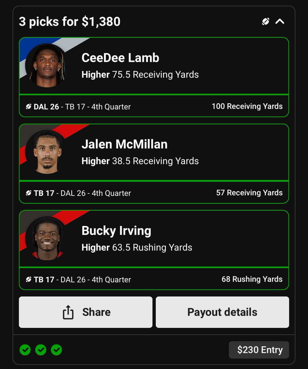 *$50 TO A RANDOM PERSON WHO RETWEETS THIS*

BANNGGGGGGG MOTHER FUCKER! ✅✅✅

I FUCKING TOLD YOU I DO THIS, NOT EVEN BAD LUCK CAN HOLD US BACK.

WHAT. A. DAY.

CODE "YFK" ON UNDERDOG FOR UP TO $1,000 IN BONUS CASH + A FREE PICK!

play.underdogfantasy.com/p-your-friend-…