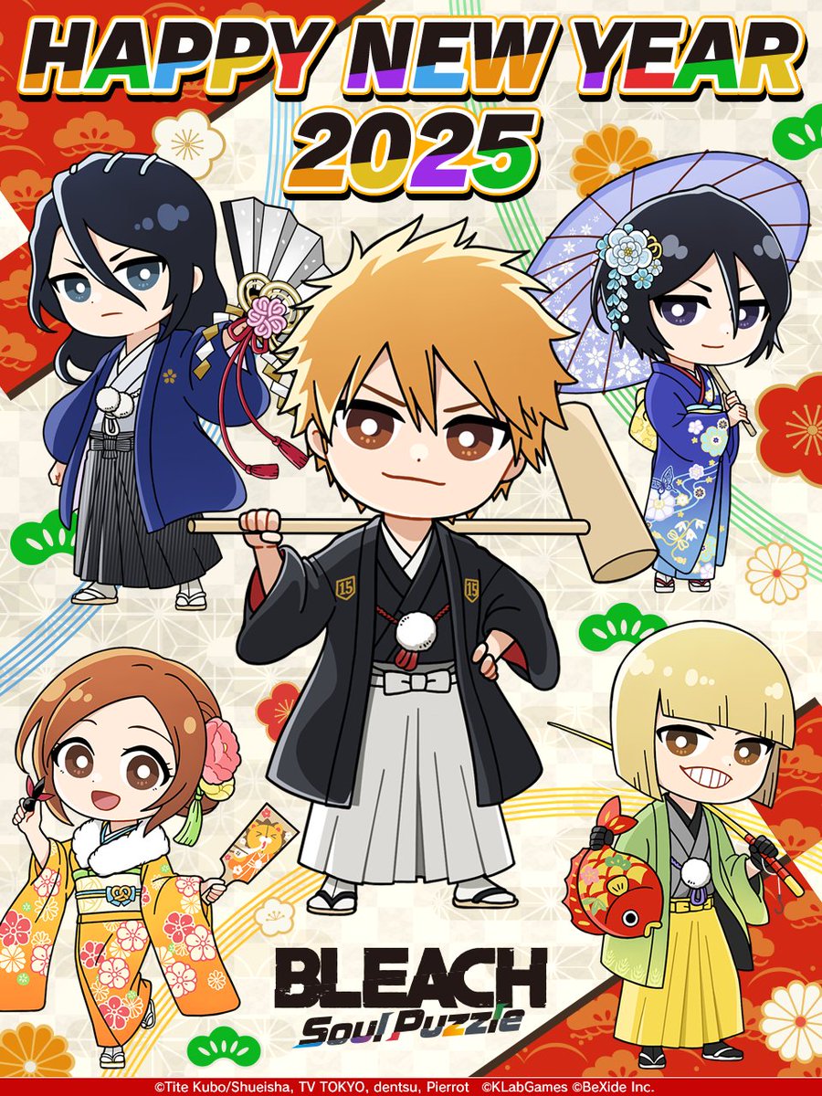 Thank you for playing #BLEACHPuzzle in 2024 and we hope you continue to enjoy the game in 2025!

#HappyNewYear2025
#BLEACH