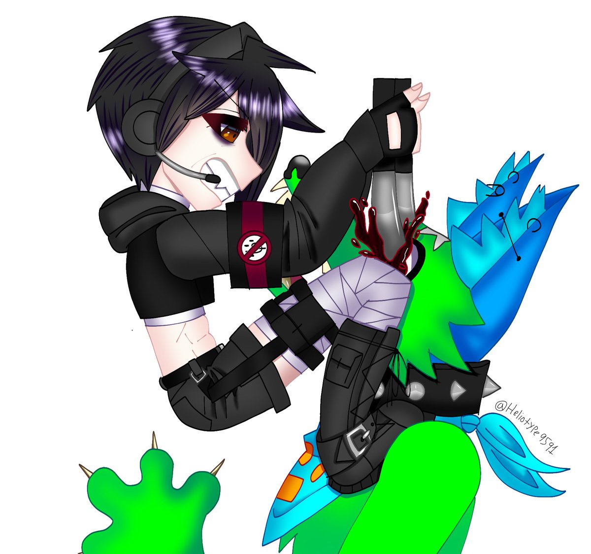 Heliotype9591's tweet photo. Lazy work but I’m posting it anyway. #antifurry #AntiFurry https://t.co/FQ9p2vLQm6