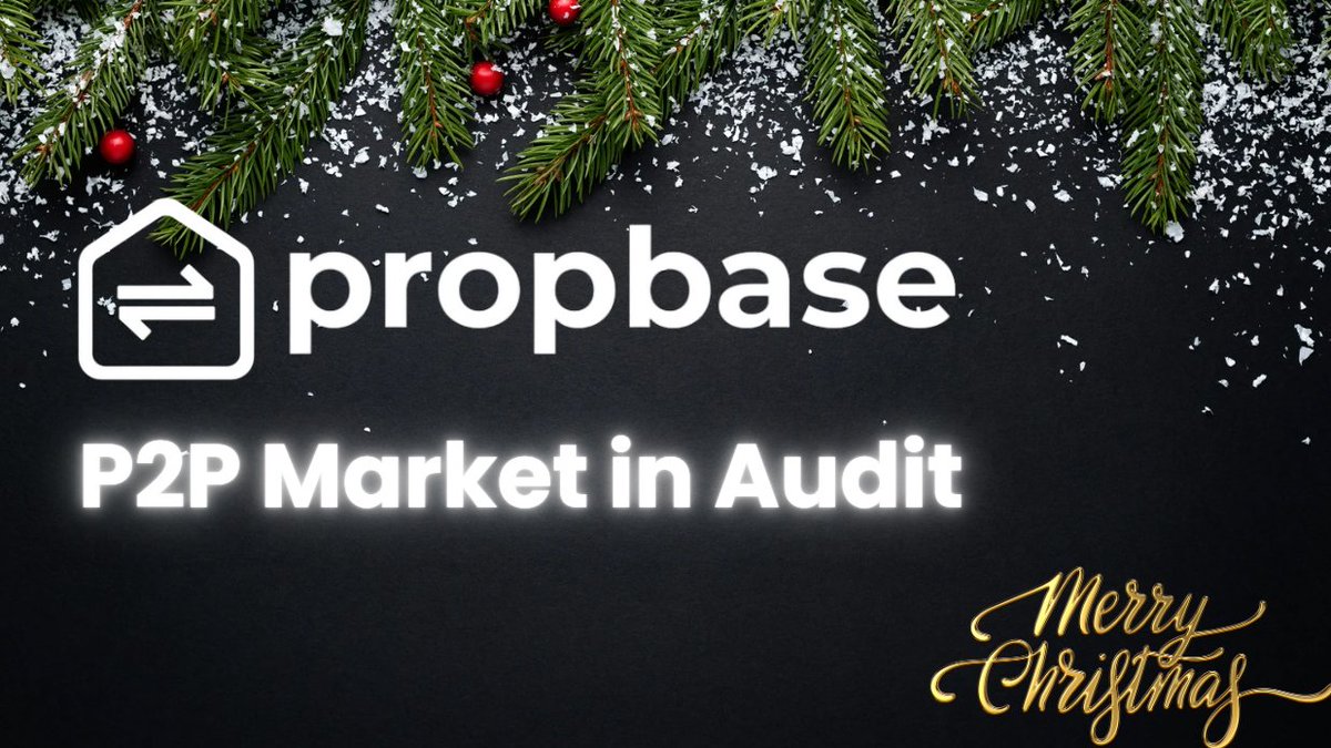 PropbaseApp's tweet photo. Propbase P2P market is under audit and is the 1st of 2 audits that will be conducted on Apex. 

The reason for this is to ensure security and ultimately streamline the process for Apex to come online. 

We will update you with progress on the first audit asap. 

Merry Christmas. 
$PROPS