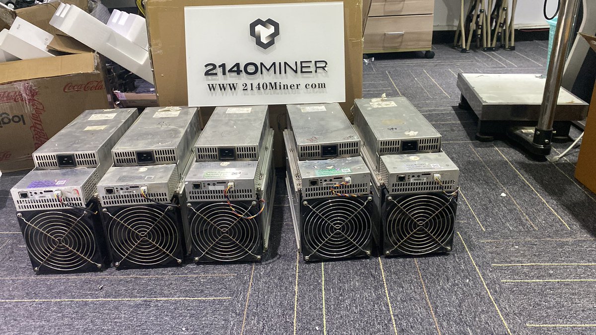 2140Miner's tweet photo. 🎉2140 Miner 23th,Dec  price list（HK Stock） 🎉
🌹L9        15G  Jan      $12350
🌹L9        16G  Jan      $13200
🌹L9        17G  Jan      $14200
🌹L9        16G              $14800
🌹L9        17G              $15900
🌹DG1+  14G               $12500
🌹L7   9500M              $8600
🌹L7   9050M              $8200
🌹E9pro 3780M           $1830
🌹E9pro 3680M           $1770
⭐E-DG1M 3.4G           $2730
⭐DOGEⅢ700Mwifi       $645
⭐Minidoge3+810M Jan  $780
⭐DGHOME1 2.1G Jan   $1999
🧊AL0-400g                   $195
🧊AL2 Lite 2T                  $858
🧊KS5L 12T 12.15-30    $1260
🧊KS5M 15T 12.15-30   $1750
🧊AL3  15T  12.15-30    $3950
🐜KS5pro    21T             $3099
🐜KA3  166T                  $3450
🦭A2     226T mix   March   $16.1
🦭A2Hyd 446T mix  March $16.1
🔥S21+ 216T mix  Feb    $16.2
🔥S21+Hyd 319T mix Feb $16.2
⭐S21Imm 215T  10 days  $15.8
🔥S21xp 270T   Dec  $24.1/T
⭐S21pro 234T             $22.1/T
⭐S21     200T HK/SZ   $16.8/T
⭐S21     195T               $16.4/T
⭐S21     188T               $15.5/T
⭐T21     190T               $14.4/T
🐜S19XPhyd 257T Jan $11.3
🐜S19eXPhyd 251T Jan $10.6
⭐S19pro+hyd 198T     $9.5/T
⭐S19Kpro 120T            $9.5/T
⭐S19jpro+ 117T            $7.2/T
⭐S19jpro+ 109T           $7.1/T
⭐S19pro/jpro 100T      $6.6/T
⭐S19jpro 96T              $6.3/T
⭐S19pro-A 100/104T  $6.3/T
⭐S19pro-A 92/96T     $6.2/T
🍓S19    95T                   $6.2/T
🍓S19    90T                   $6.1/T

⚠ Be sure to confirm the real-time price and available quantity before payment                                                                                                                                                                                                          🥳  2140 miner--Always Insist on the Most Competitive Prices and excellent service!!!🤩
❤🧡💛💚💙💜❤🧡💛💚💙💜
Welcome to ask for Special Price and Discounts:
☎WhatsApp:008613802589874
📧E-mail: sales005@2140miner.com
🌏Official Website: https://t.co/adC7WGuOVn