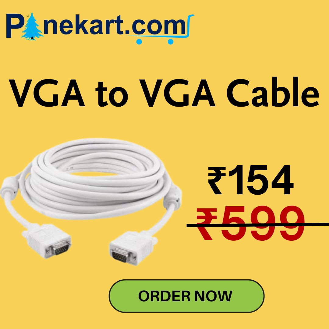 PineKart's tweet photo. VGA to VGA Cable 3 Meter For PC Monitor LCD LED
Click to buy now - https://t.co/BhwUauyBUS
#VGACable
#VGAtoVGA
#PCMonitorCable
#3MeterVGACable
#MonitorCable
#LCDLEDConnection
#DisplayCable
#TechEssentials
#ReliableConnections
#ScreenConnectivity #BestVGACable
#VGAtoVGACable3M https://t.co/78ef6PAHuH