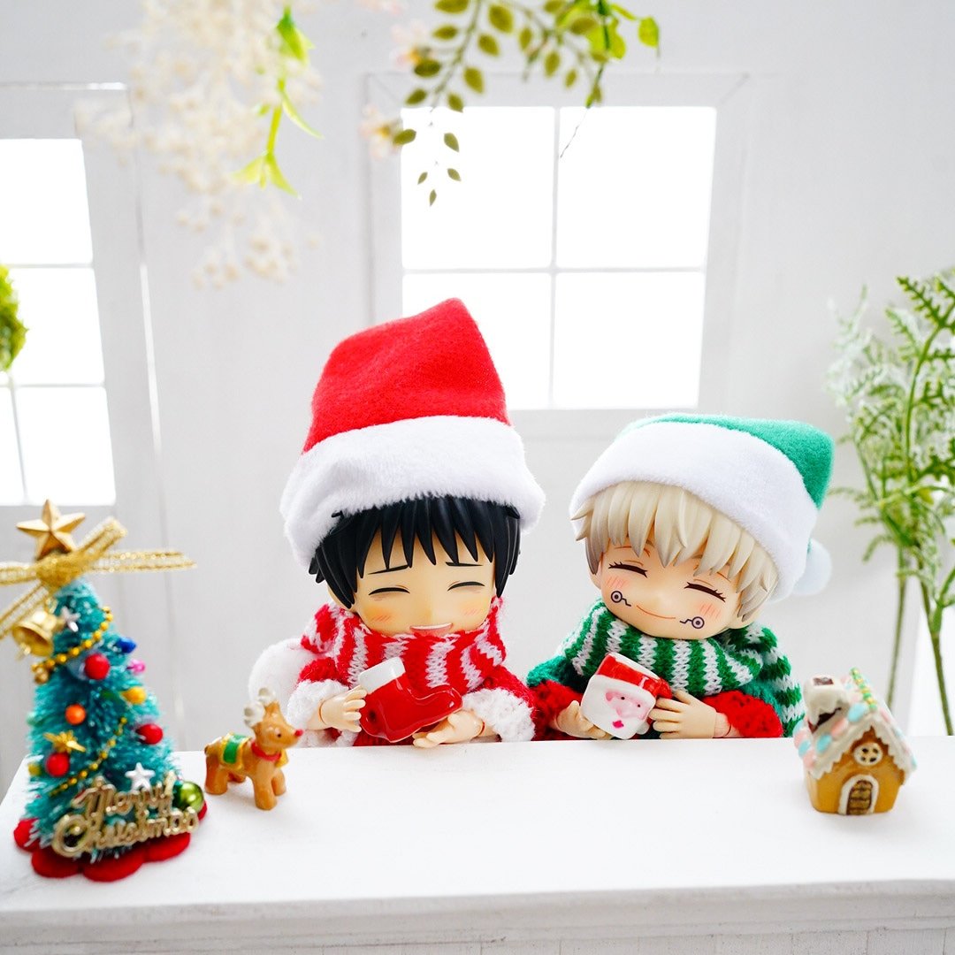 小さなサンタさんのお茶タイム🎄✨

#オビツ11
#オビツろいど